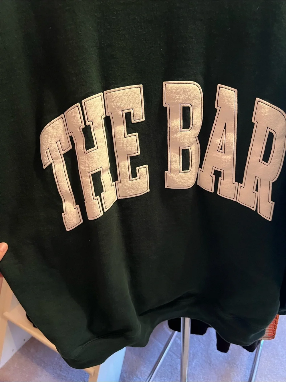 The Bar Dark Green Crewneck Sweatshirt